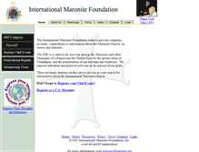 Tablet Screenshot of maronet.org